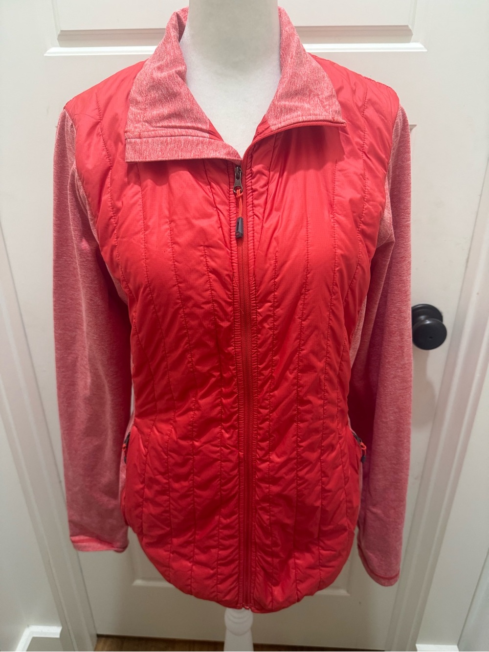 Outdoor Research. Melody Hybrid Full Zip Jacket. Red/Pink. Size Medium.